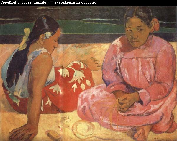 Paul Gauguin Two Women on the Beach